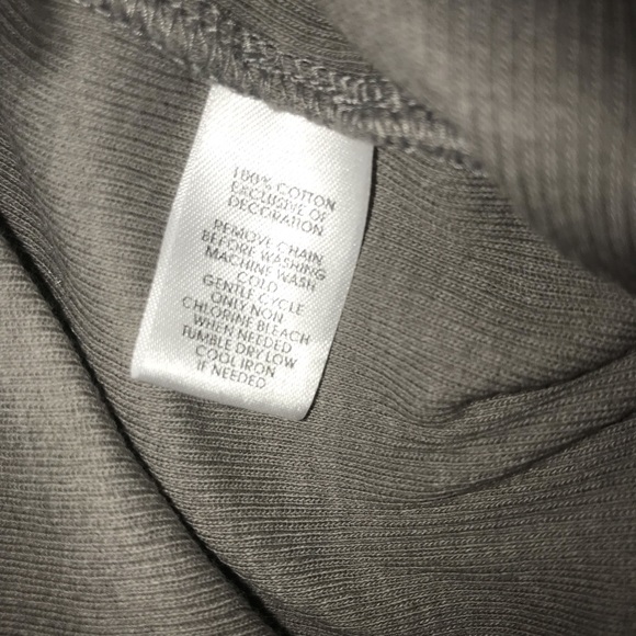 Loft Gray Ribbed Tank - Picture 7 of 9